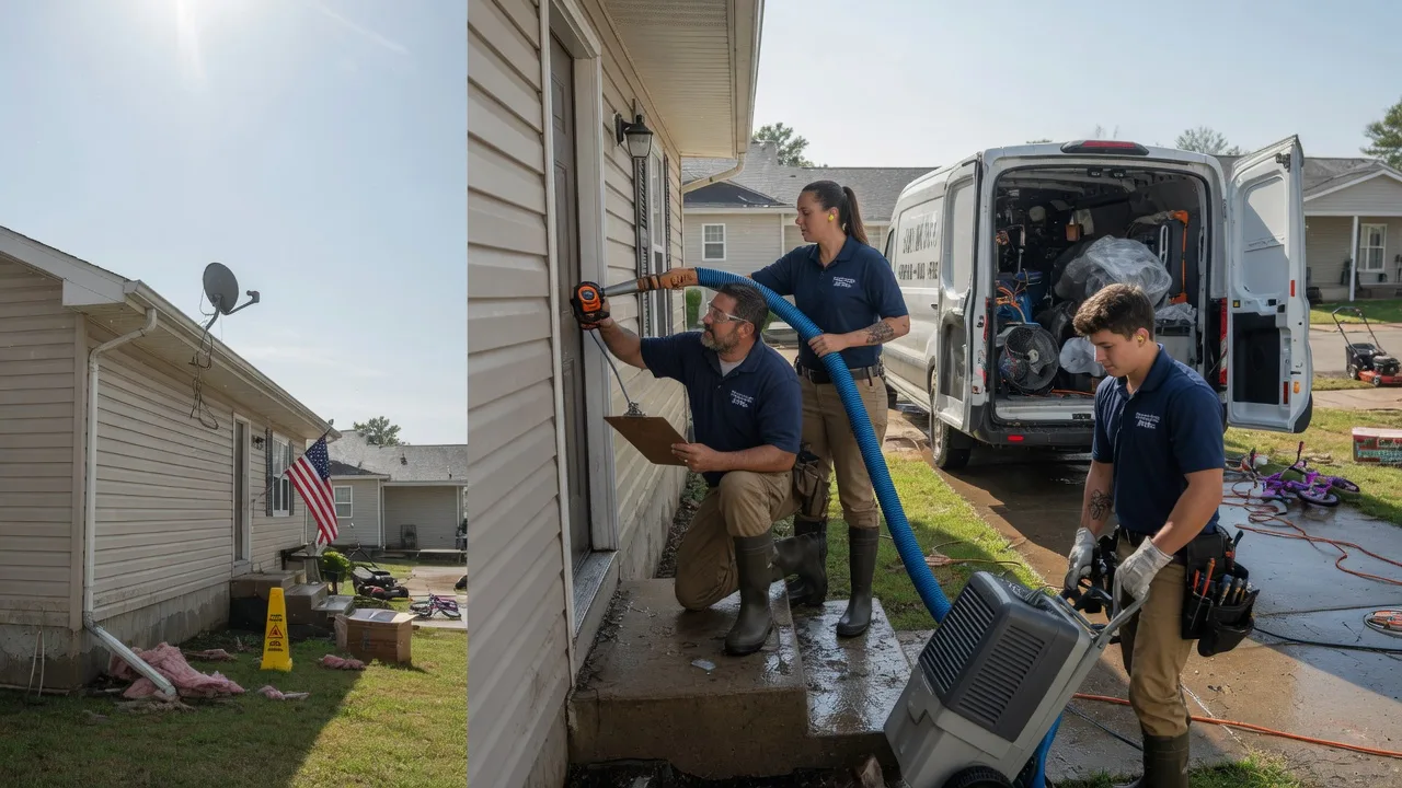 Ceiling Water Damage Restoration in Bokchito, OK near me