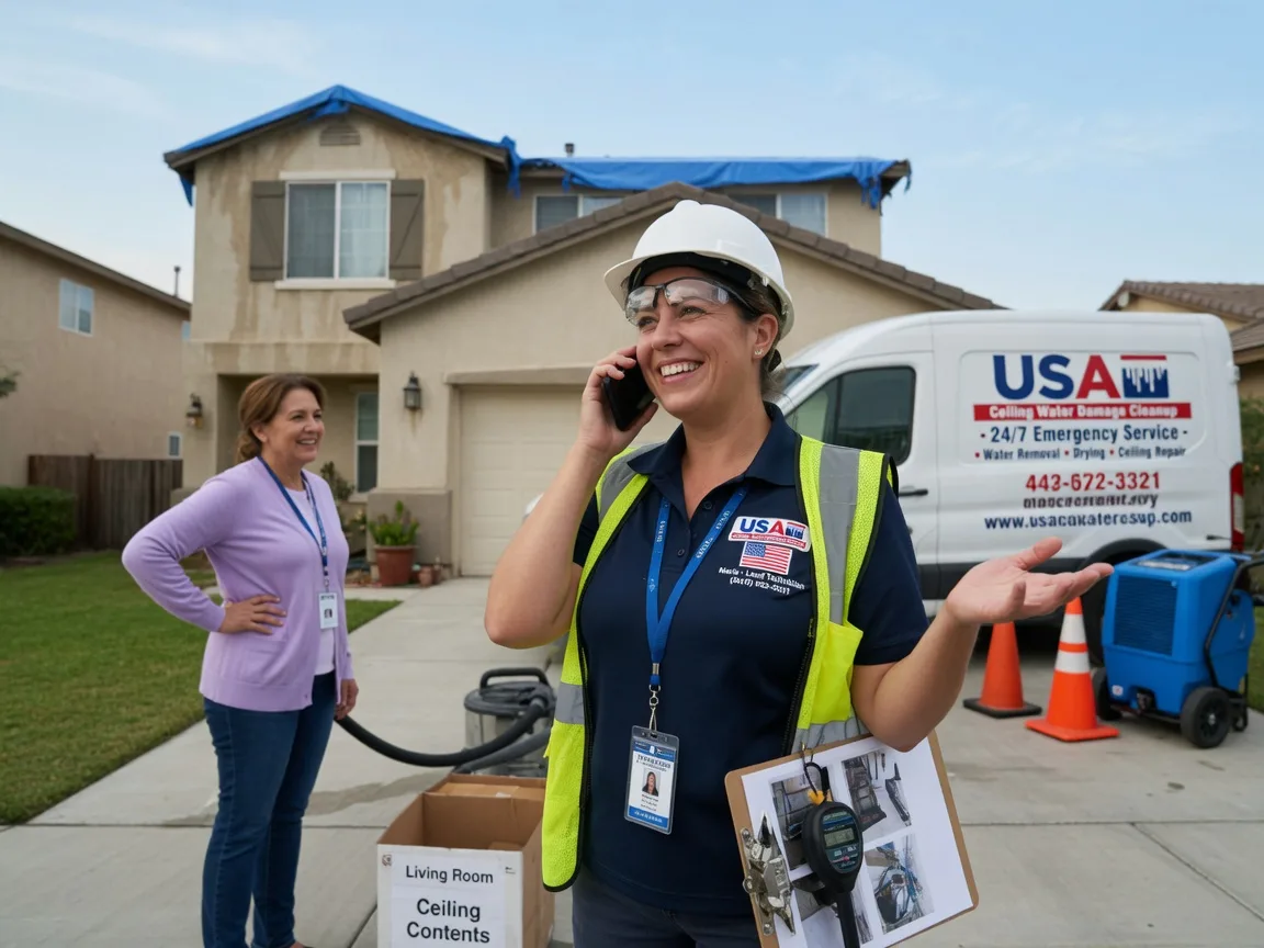 Ceiling Water Damage Restoration Bokchito, OK FAQs